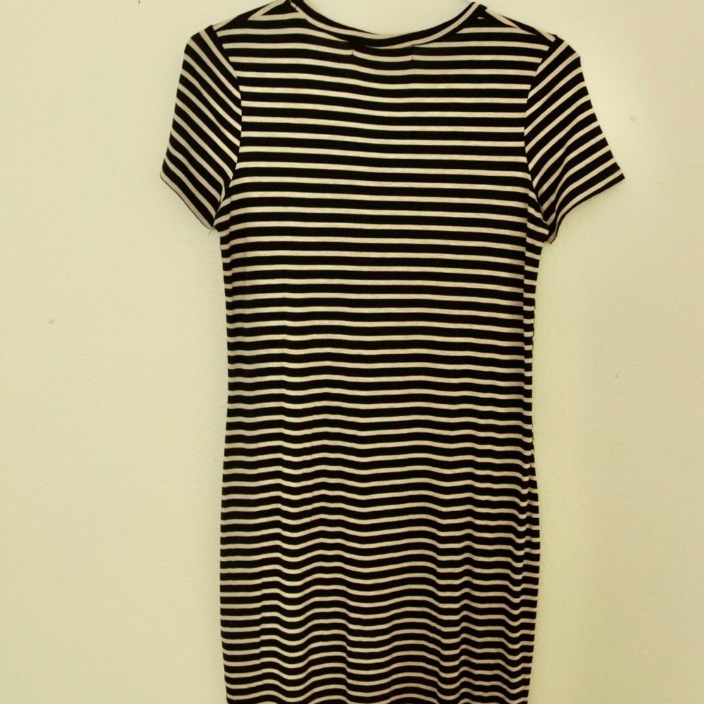 Striped t-shirt dress